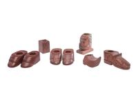 Collection of Catlinite Candlestick Holders