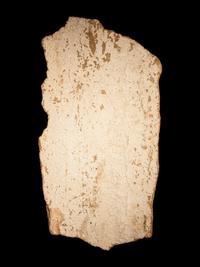 An Egyptian Painted Cartonnage Sarcophagus Fragment