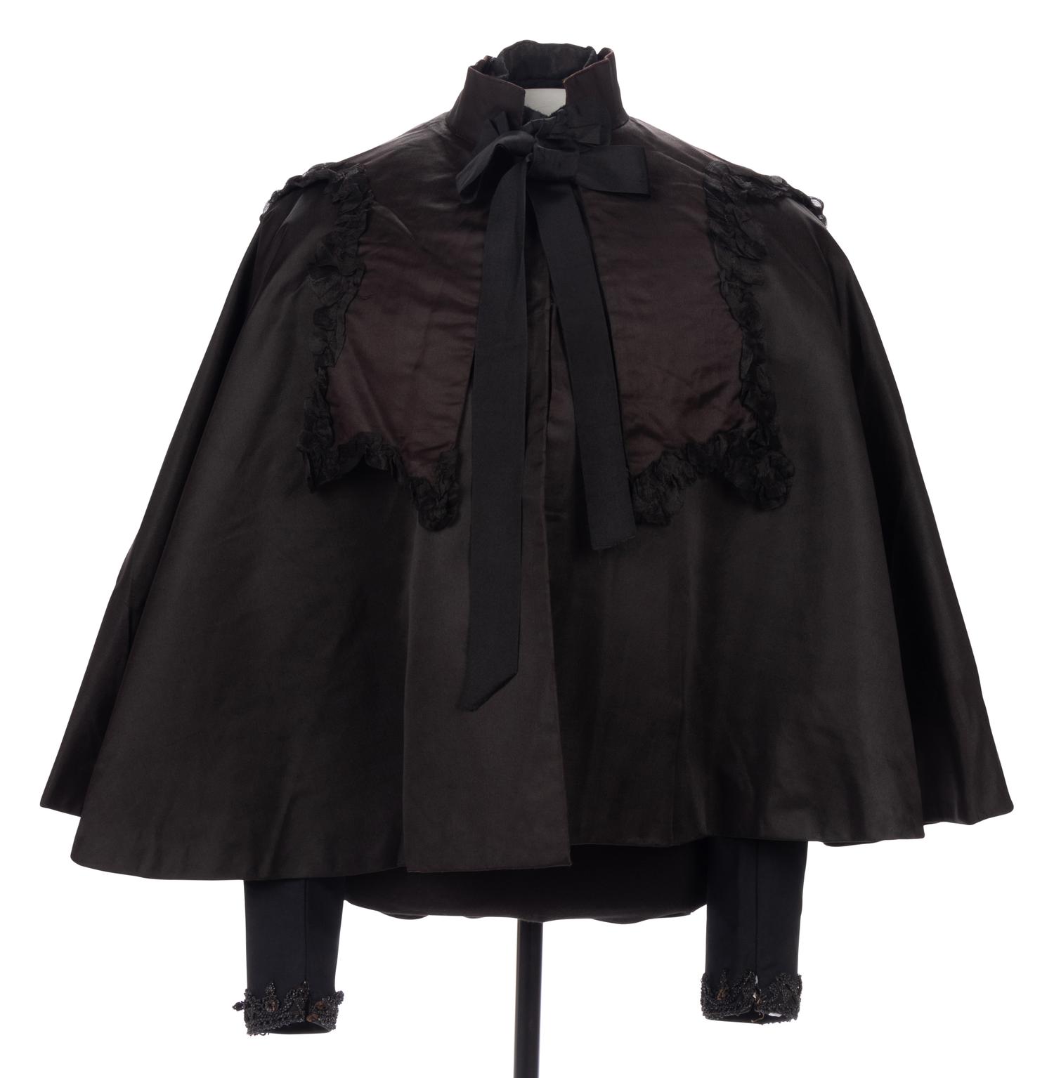 Collection of Four 19th Century Pieces; Three Capes & One Beaded Collar, 1880-1890s