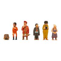 Six Carved Figures