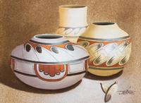 A Collection of Four Southwestern Artworks