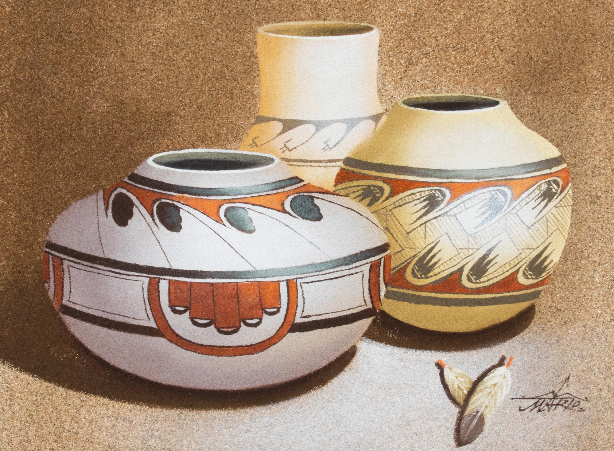 A Collection of Four Southwestern Artworks