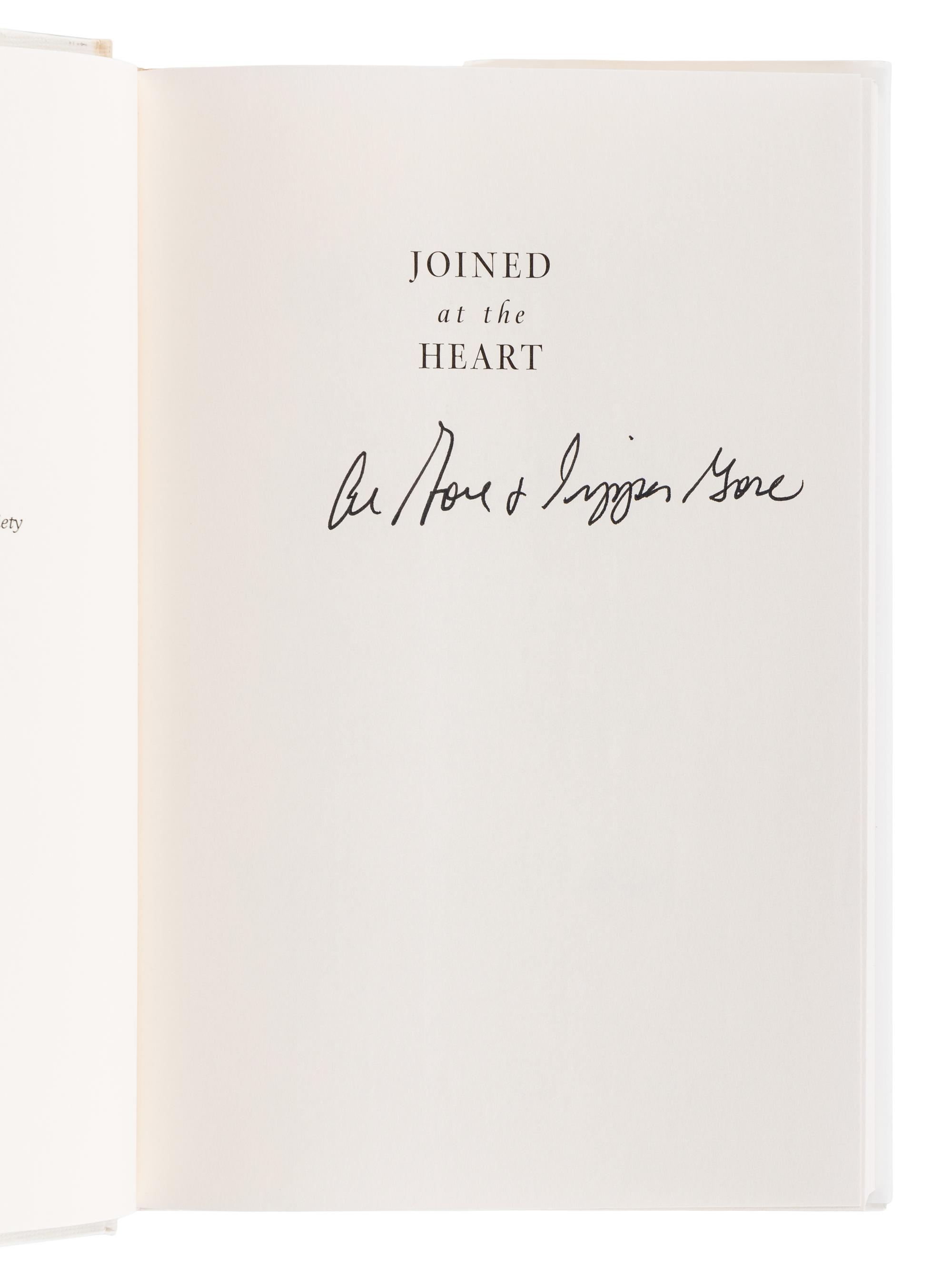 GORE, Albert, Jr. (b. 1948). A group of 3 FIRST EDITIONS by Gore, ALL SIGNED, comprising: