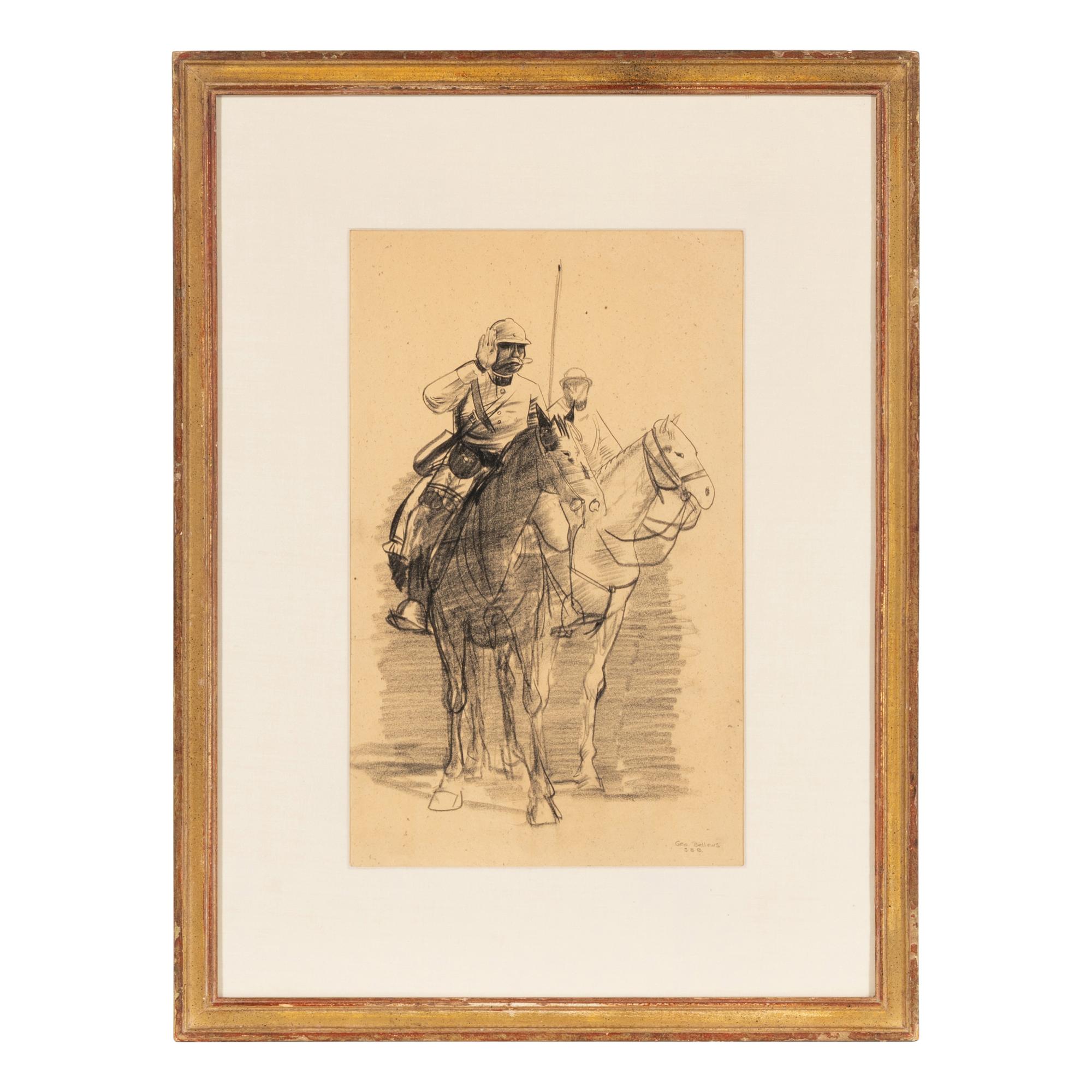 George Bellows (American, 1882–1925) — German Cavalry Officer, ca. 1918