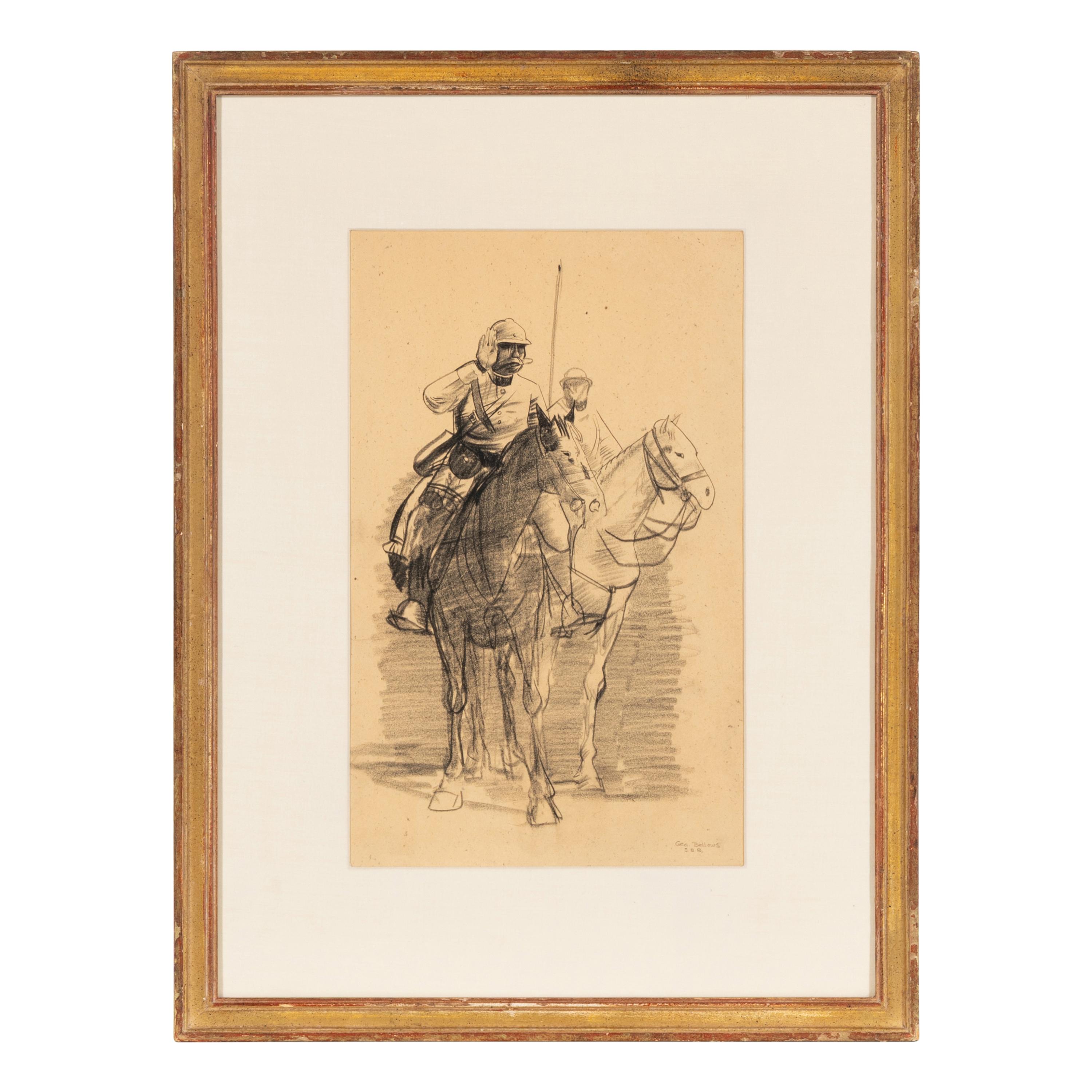 George Bellows (American, 1882–1925) — German Cavalry Officer, ca. 1918