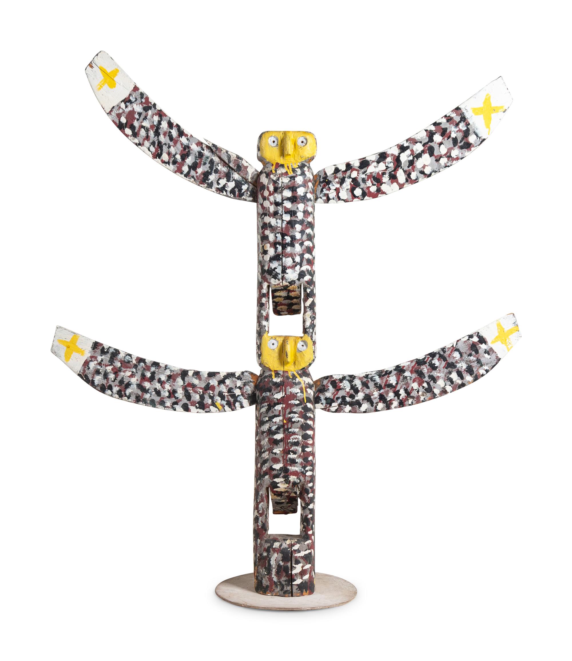 Untitled (Totem with Two Birds)