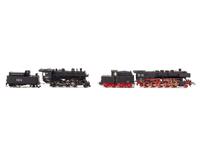 Two Marklin Polychrome HO-Gauge DB 2-10-0 Locomotives and Tenders