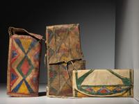 Painted Parfleche Containers