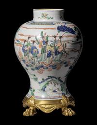 A Chinese Famille Verte Porcelain 'General' Jar, Jiangjunguan