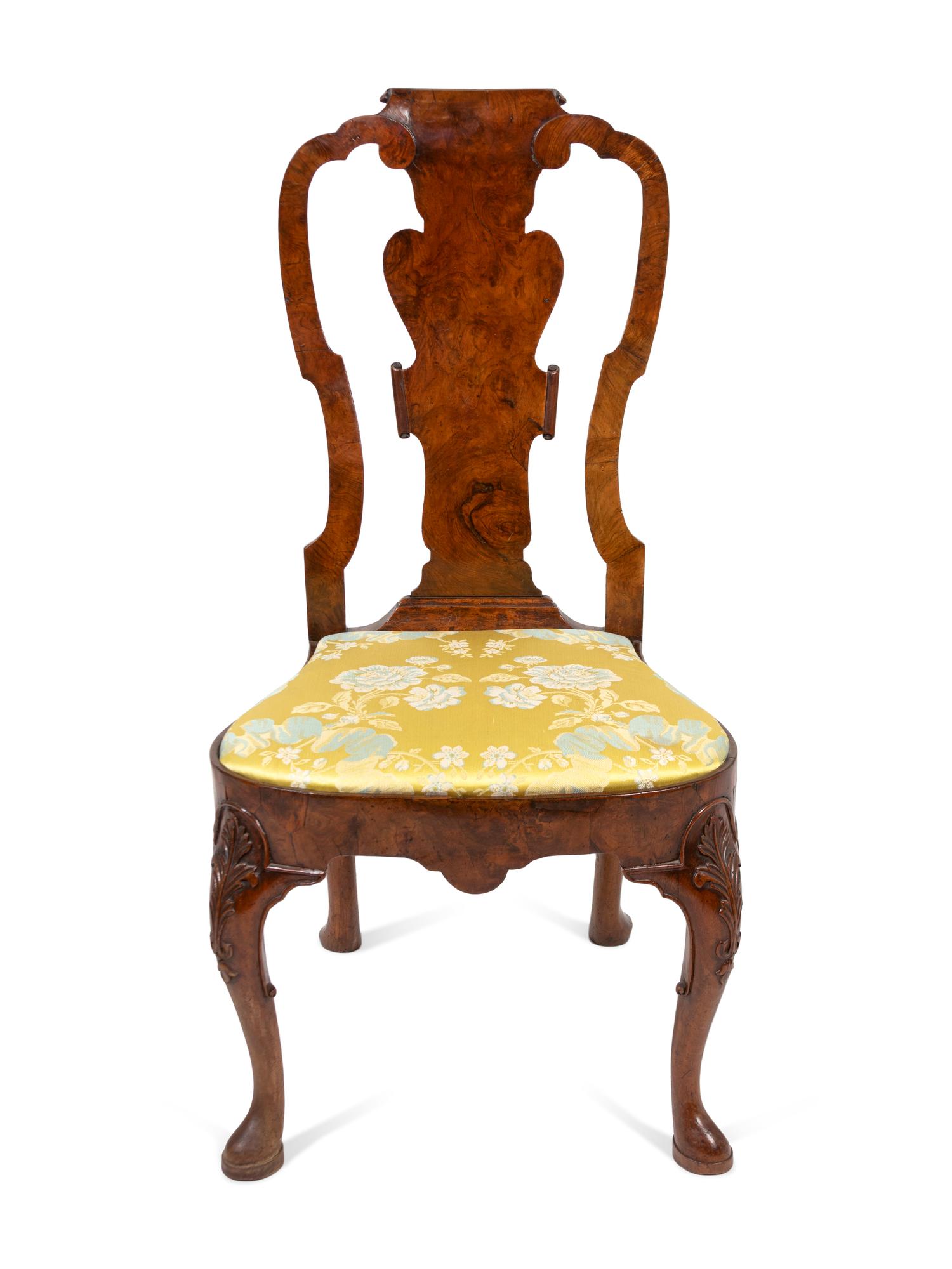 A George II Style Walnut Side Chair
