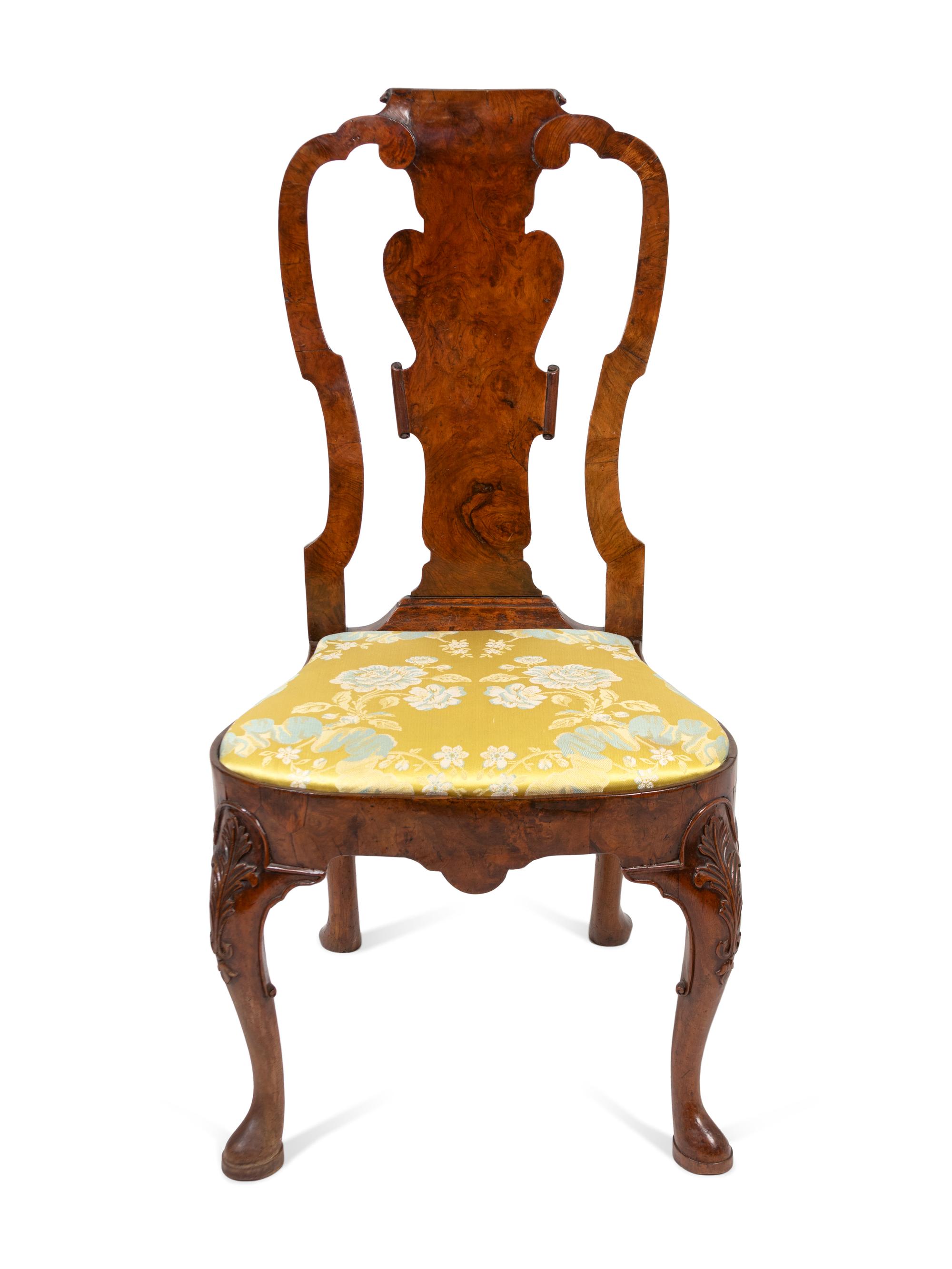 A George II Style Walnut Side Chair