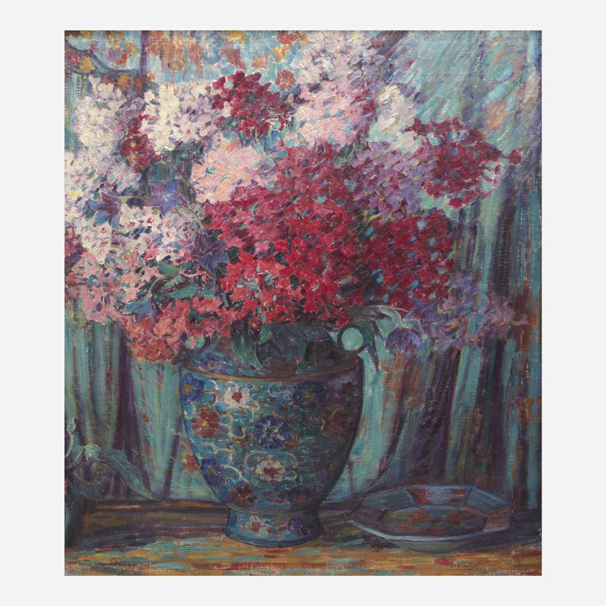 Maude Drein Bryant (American, 1880-1946) Still Life in Blue