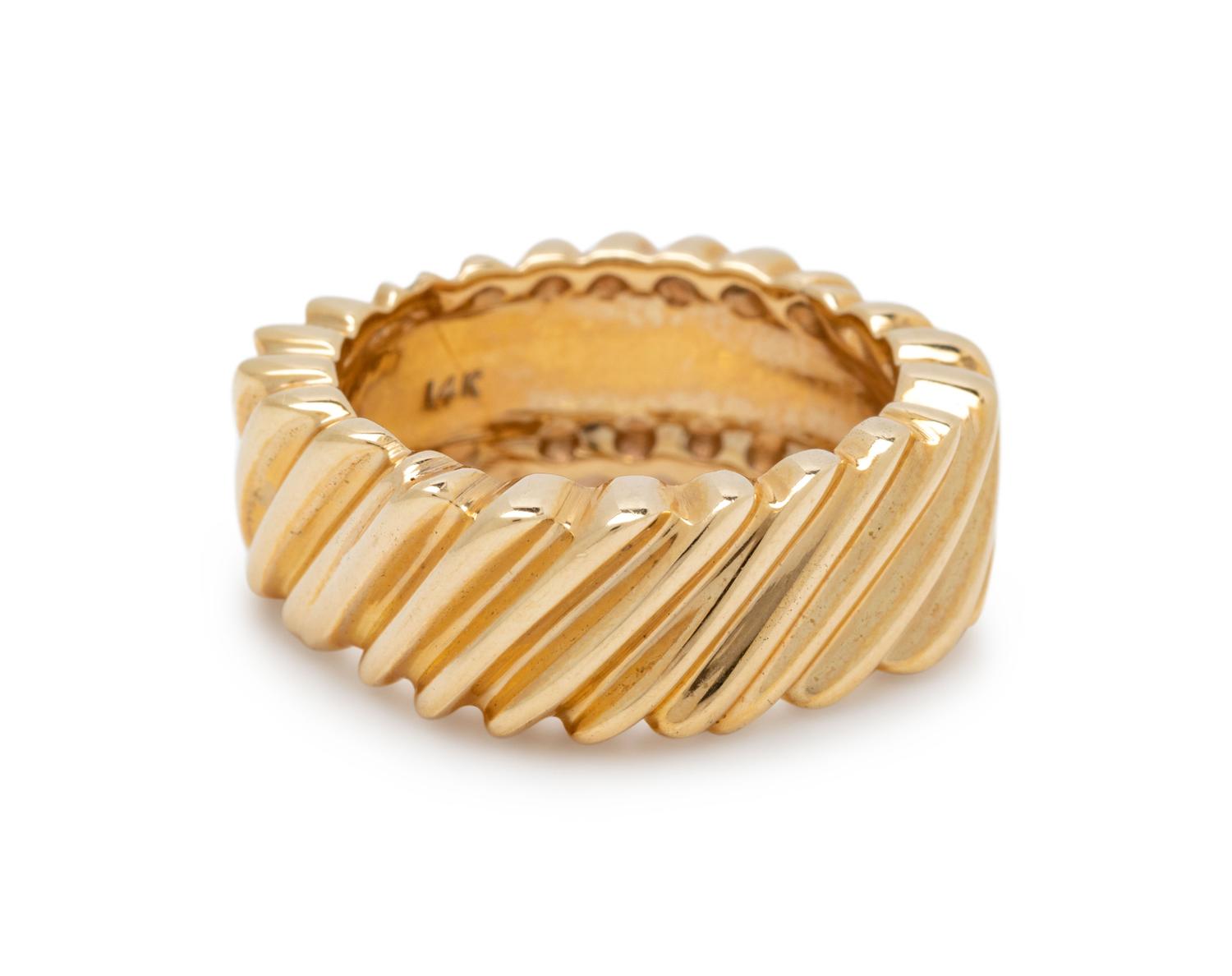 YELLOW GOLD RING