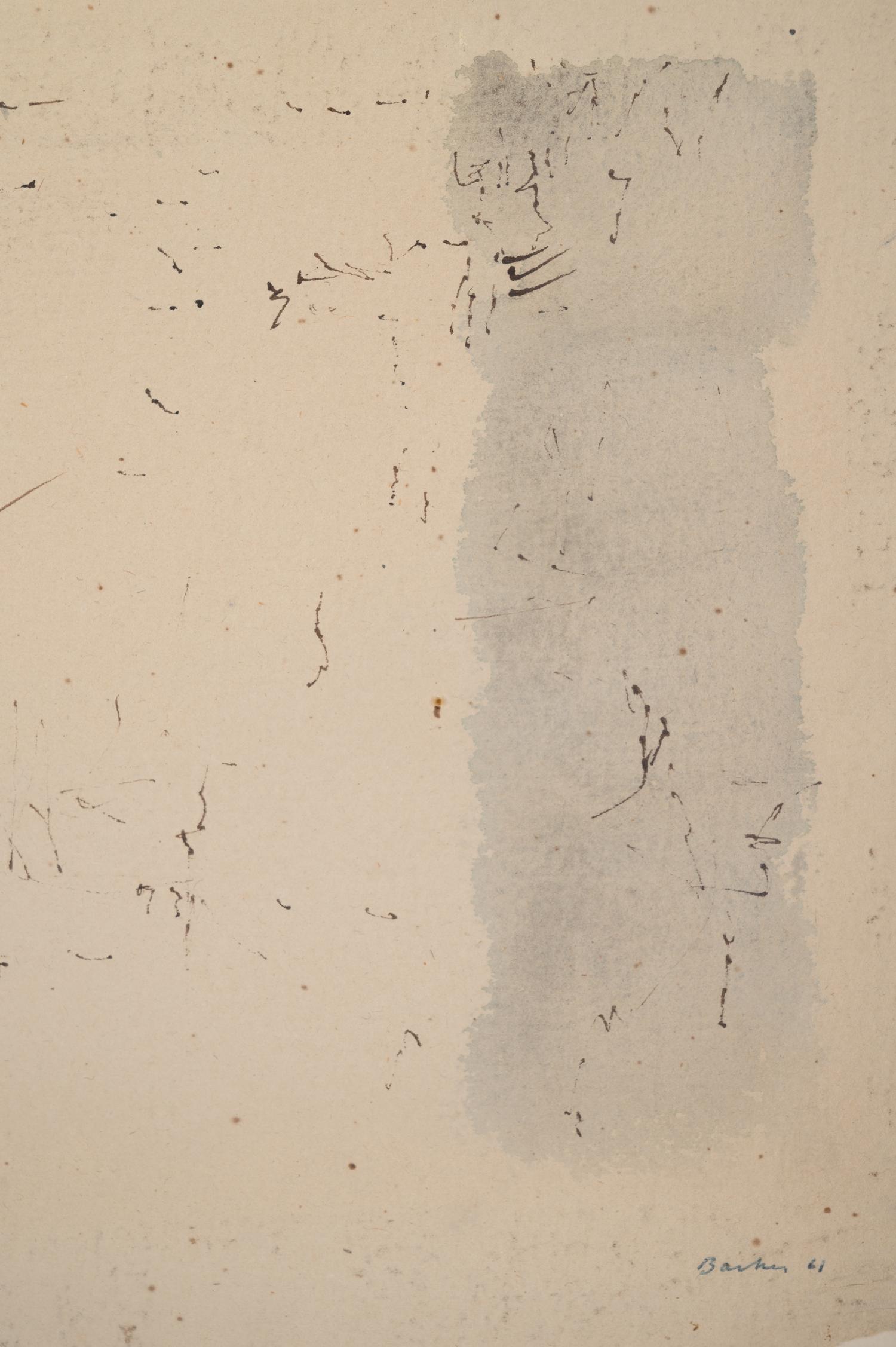 A Group of Four Works on Paper by 20th Century American Artists