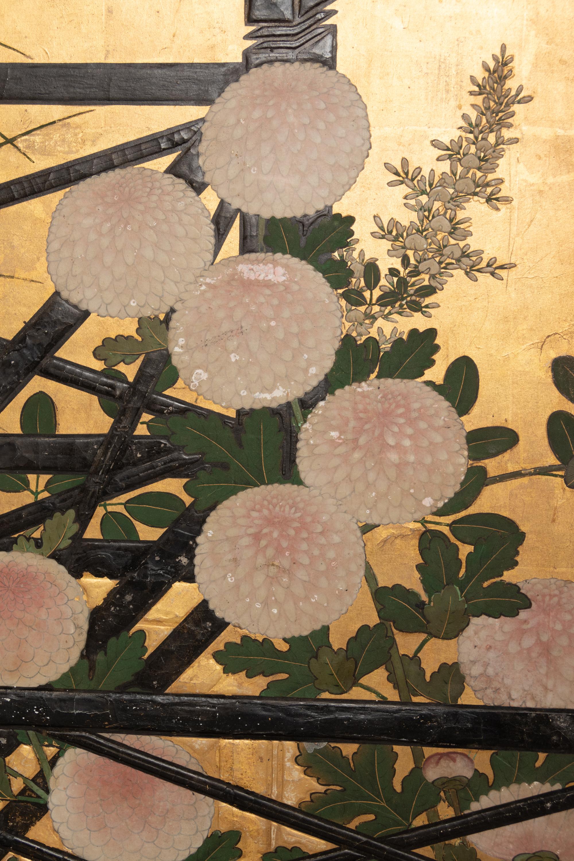 A Pair of Six-Fold Floor Screens