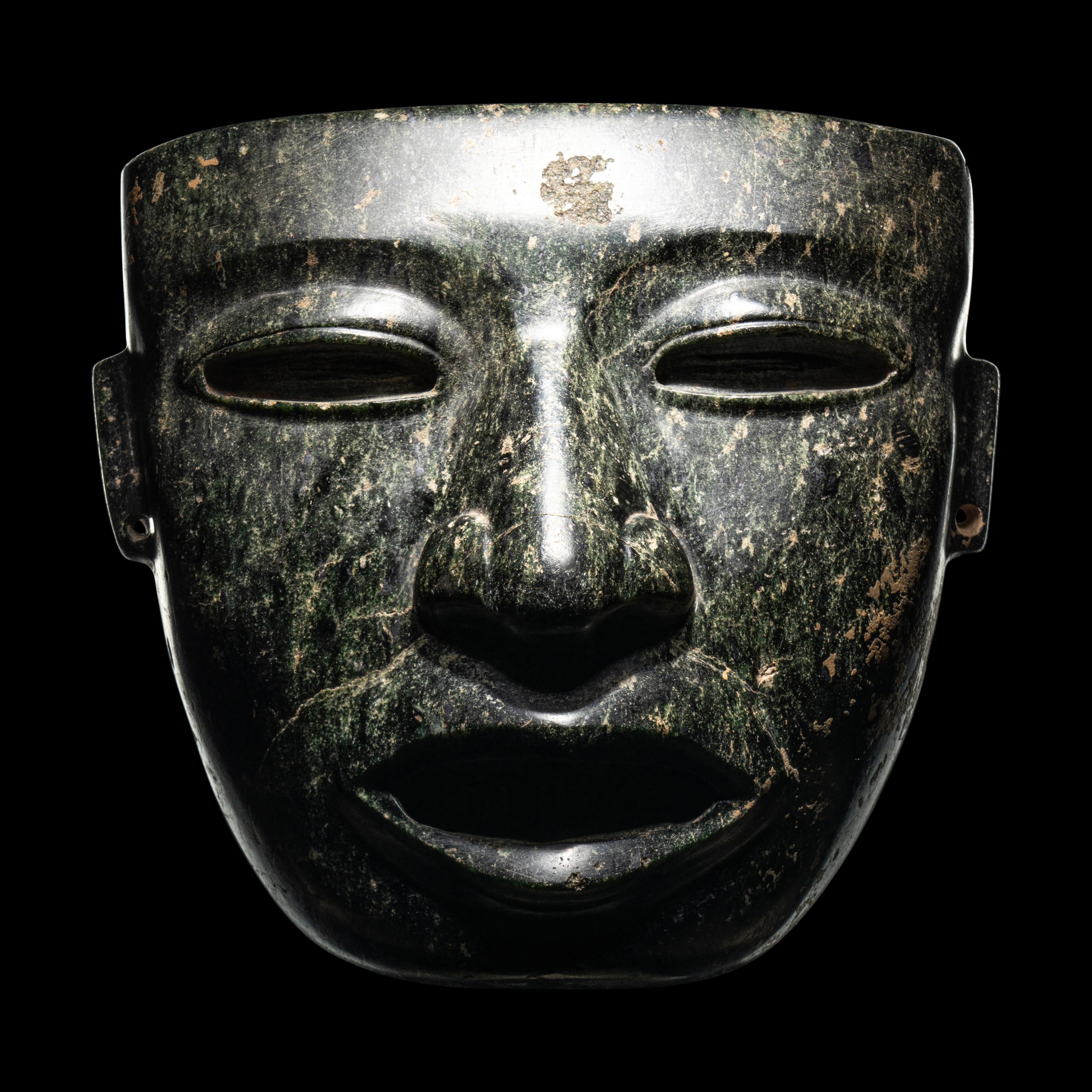 A Teotihuacan Serpentine Mask