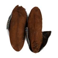 Haudenosaunee Beaded Hide Moccasins
