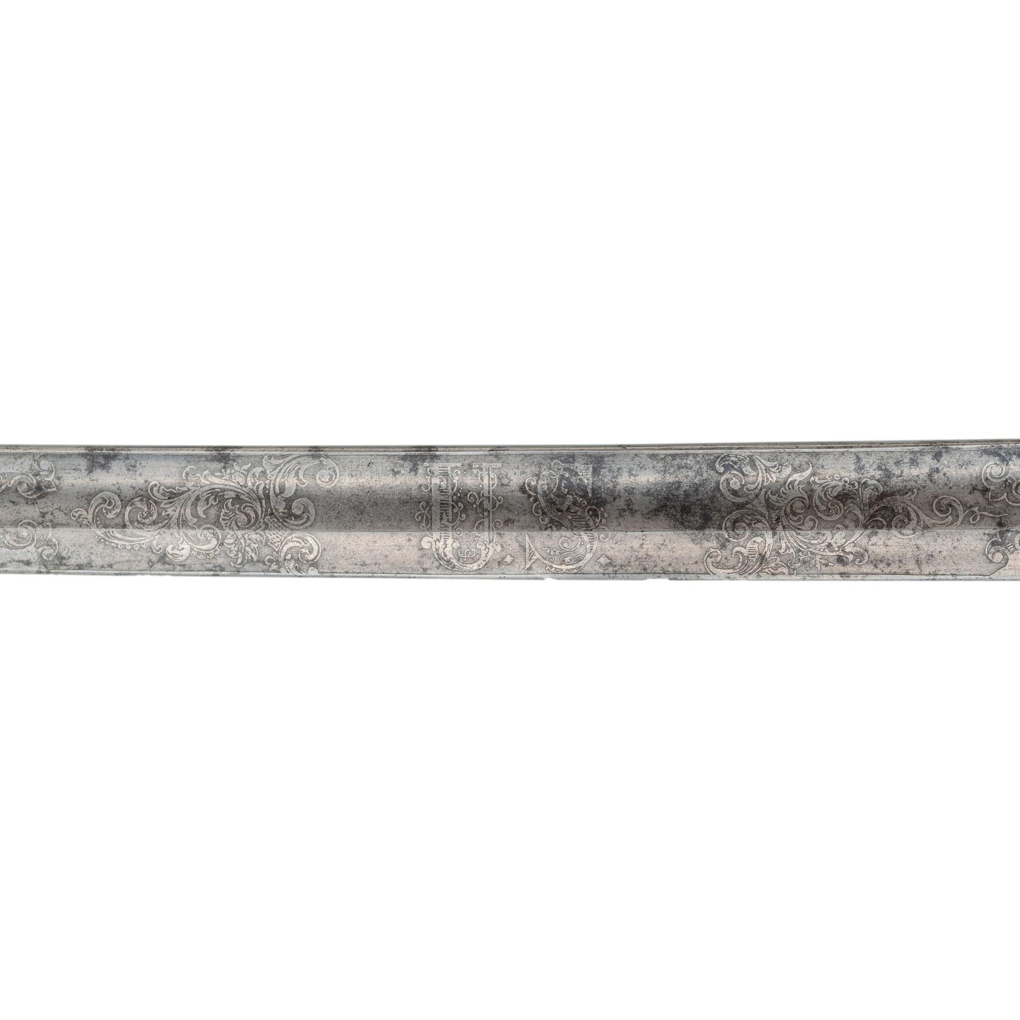 Non-Regulation Staff & Field Officer's Sword of Lt. Isaiah Robison - 28th PVV - KIA at Peachtree Creek