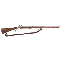 Contemporary Smoothbore Flintlock Jaeger Rifle