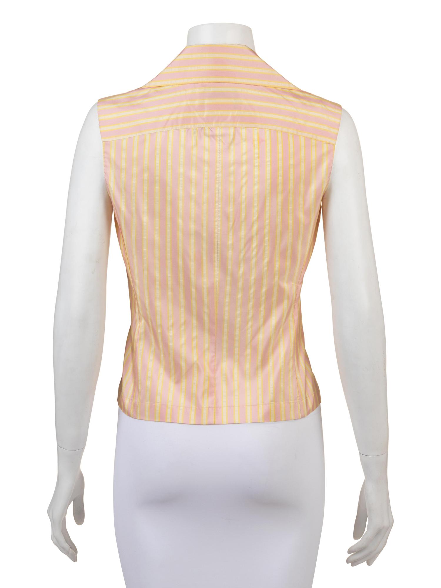 Chanel Sleeveless Silk Top, 2004