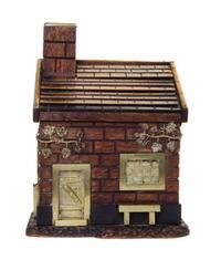 An English Gilt Metal Mounted Oak Humidor Height 10 1/2 x width 8 x depth 5 1/2 inches. — 20TH CENTURY