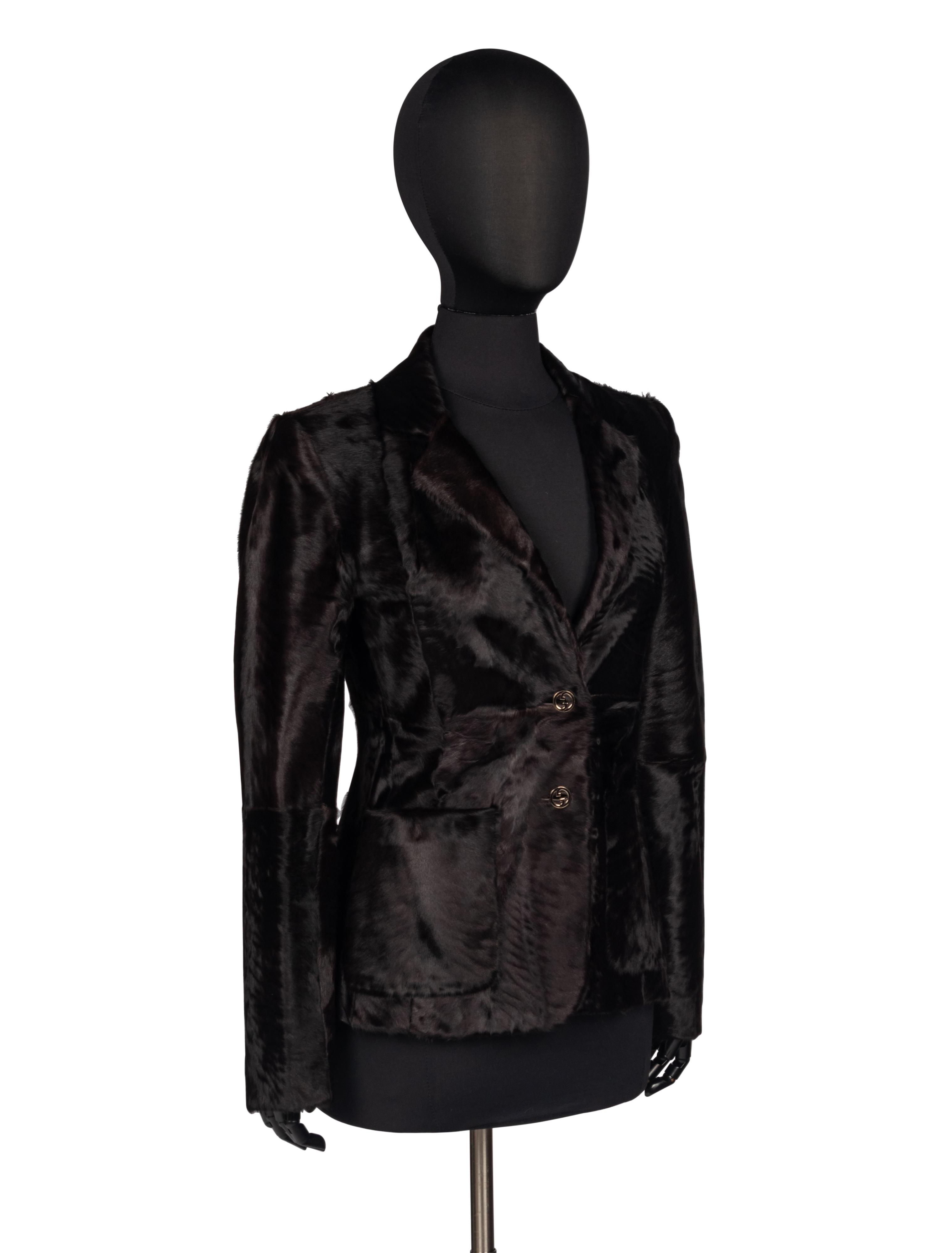 Tom Ford for Gucci Tailored Fur Blazer