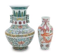 Two Chinese Porcelain Vases