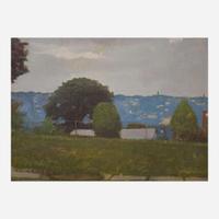 Bo Bartlett (American, b. 1955) Holy Family as seen from a vacant lot on Price Street, Belmont Hills, Pa