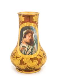 A Vienna Porcelain Vase Height 7 1/8 inches. — 19TH CENTURY
