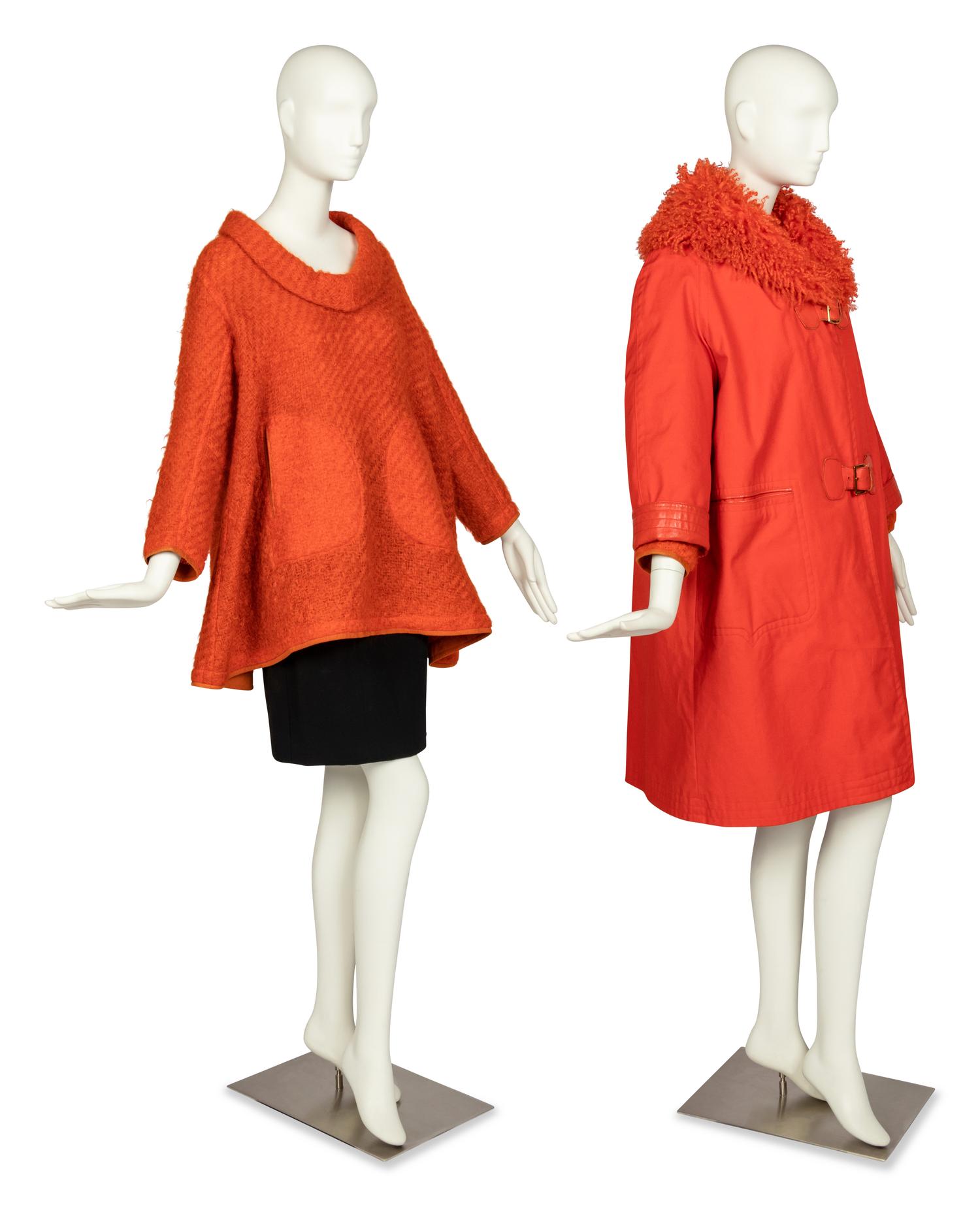 Bonnie Cashin Coat and Top with Sketch, 1960s