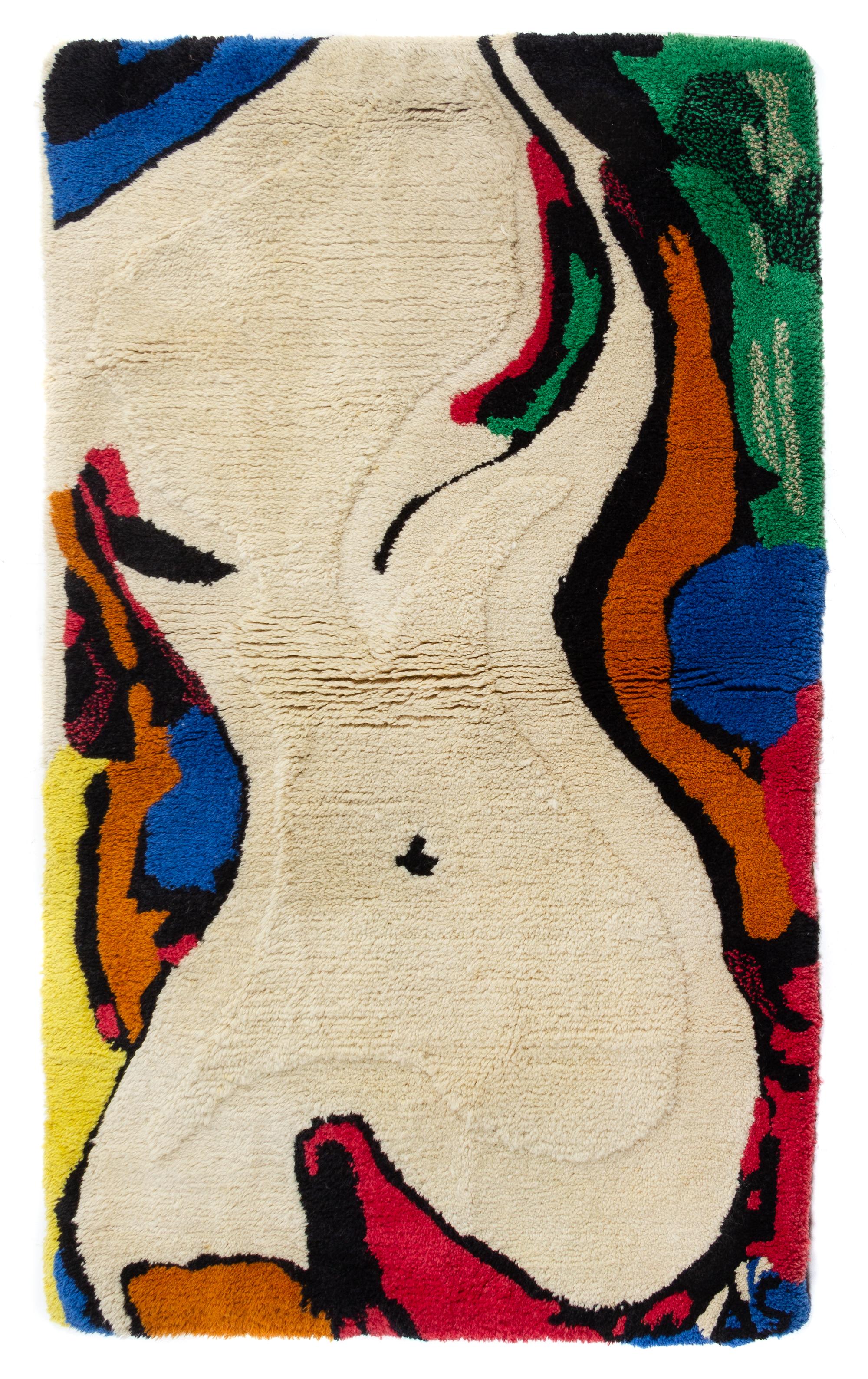 A Modernist Hook-Weave Tapestry