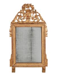 A Louis XVI Giltwood Mirror