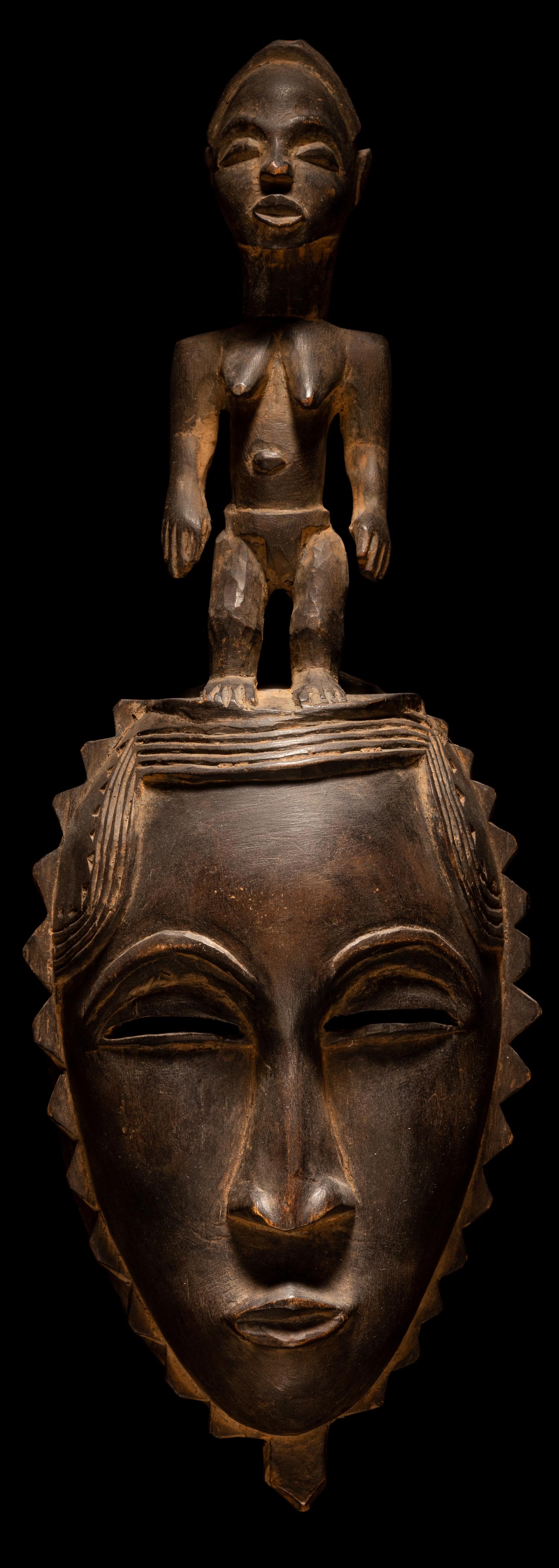 Three Yaure Wood Masks