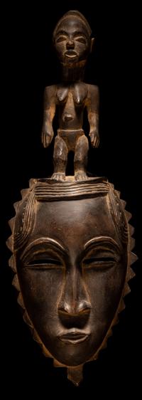 Three Yaure Wood Masks