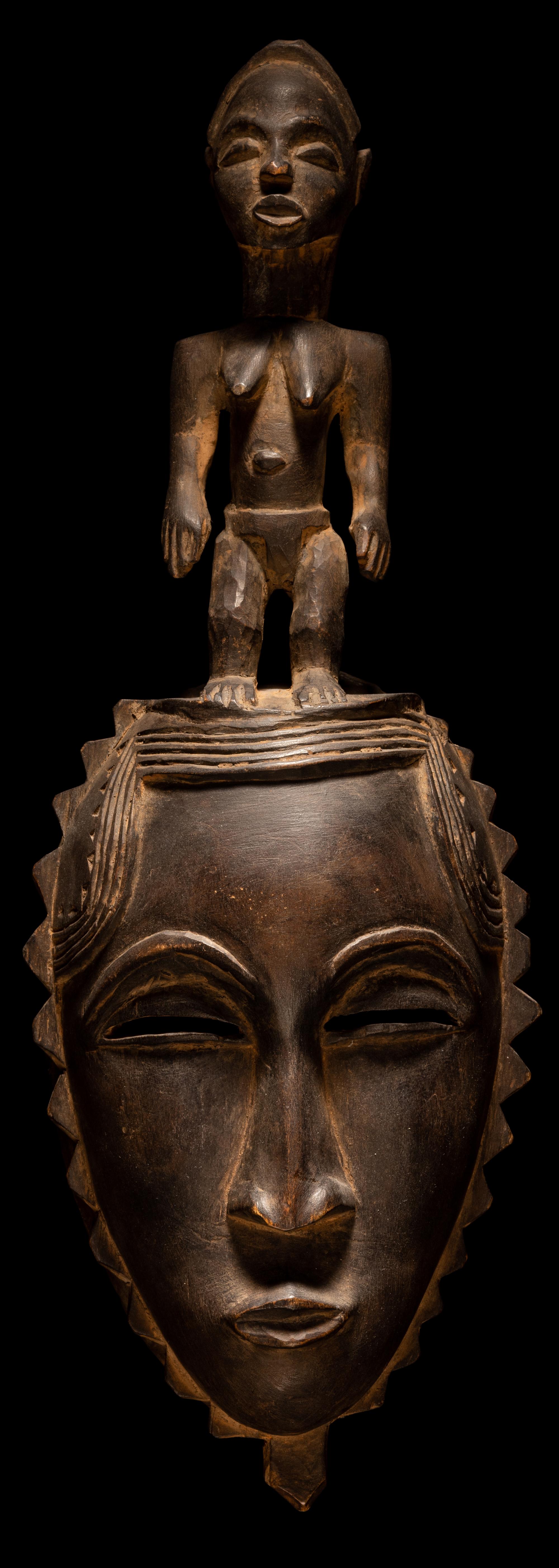 Three Yaure Wood Masks