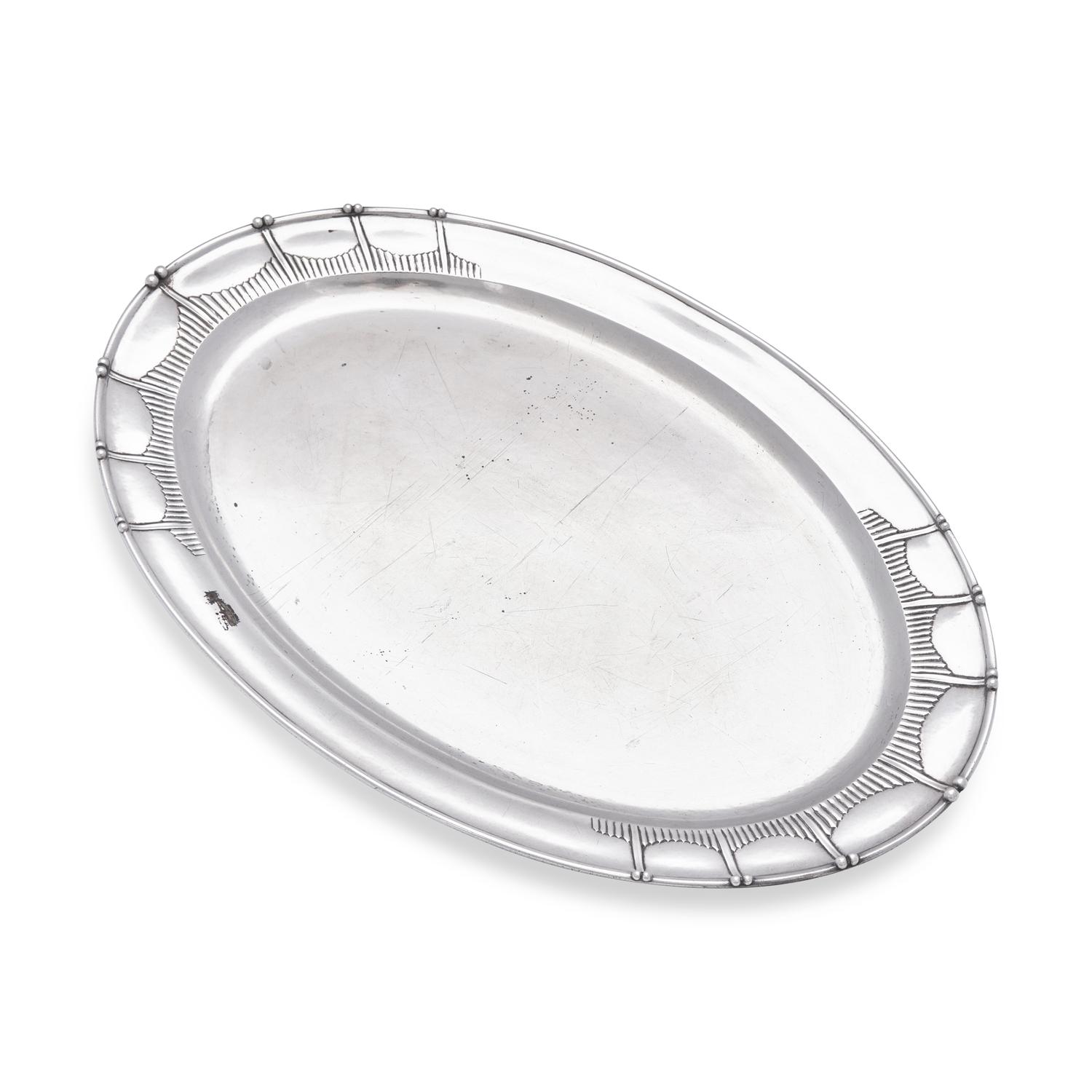 A Georg Jensen Silver Tray