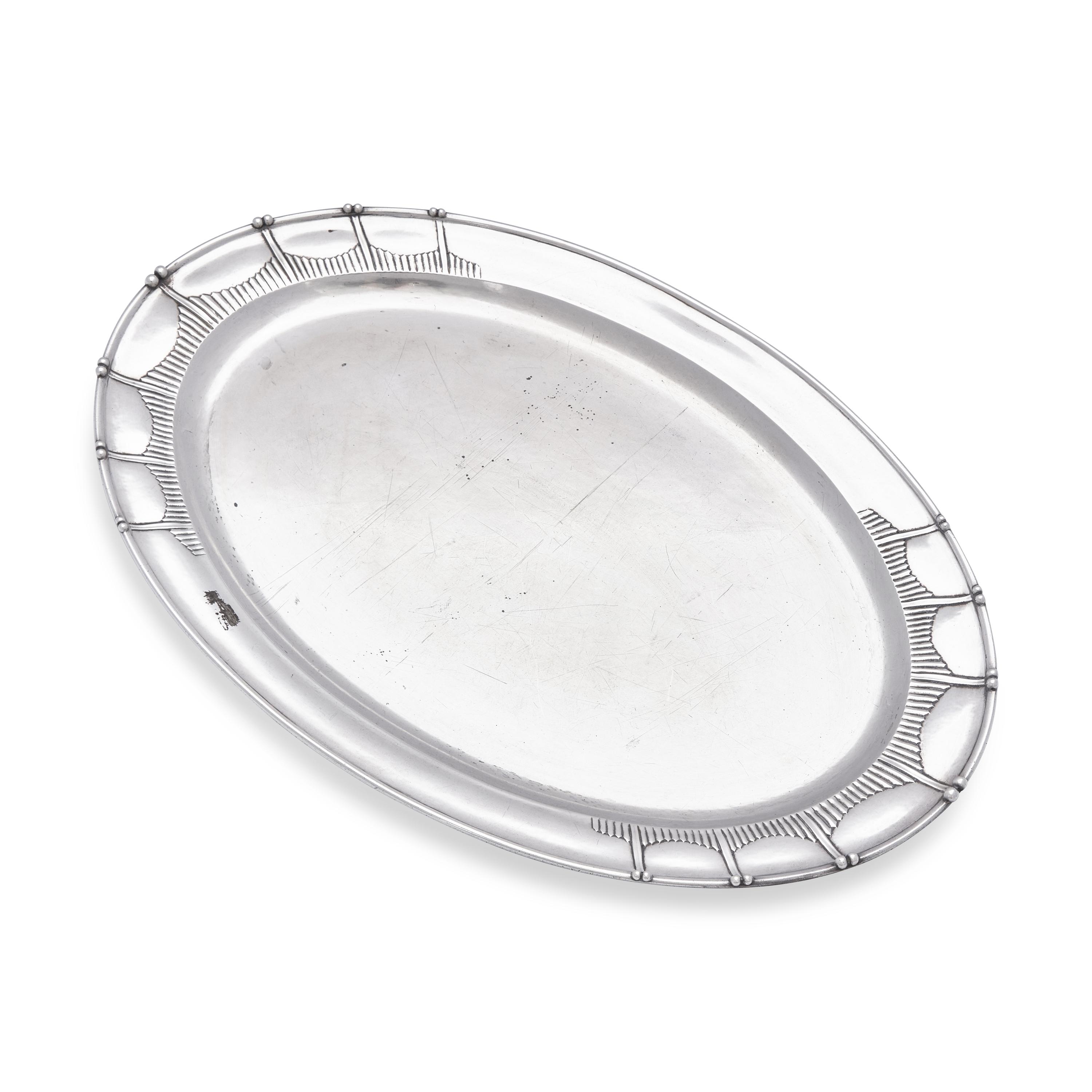 A Georg Jensen Silver Tray