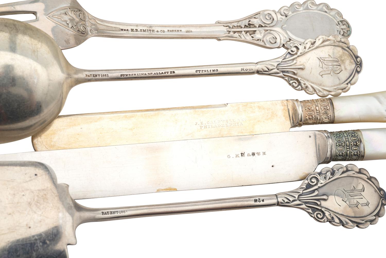 A Group of American Silver Flatware
