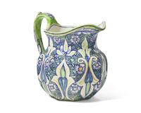 A Wedgwood Arts and Crafts Decorated Creamware Milk Pitcher