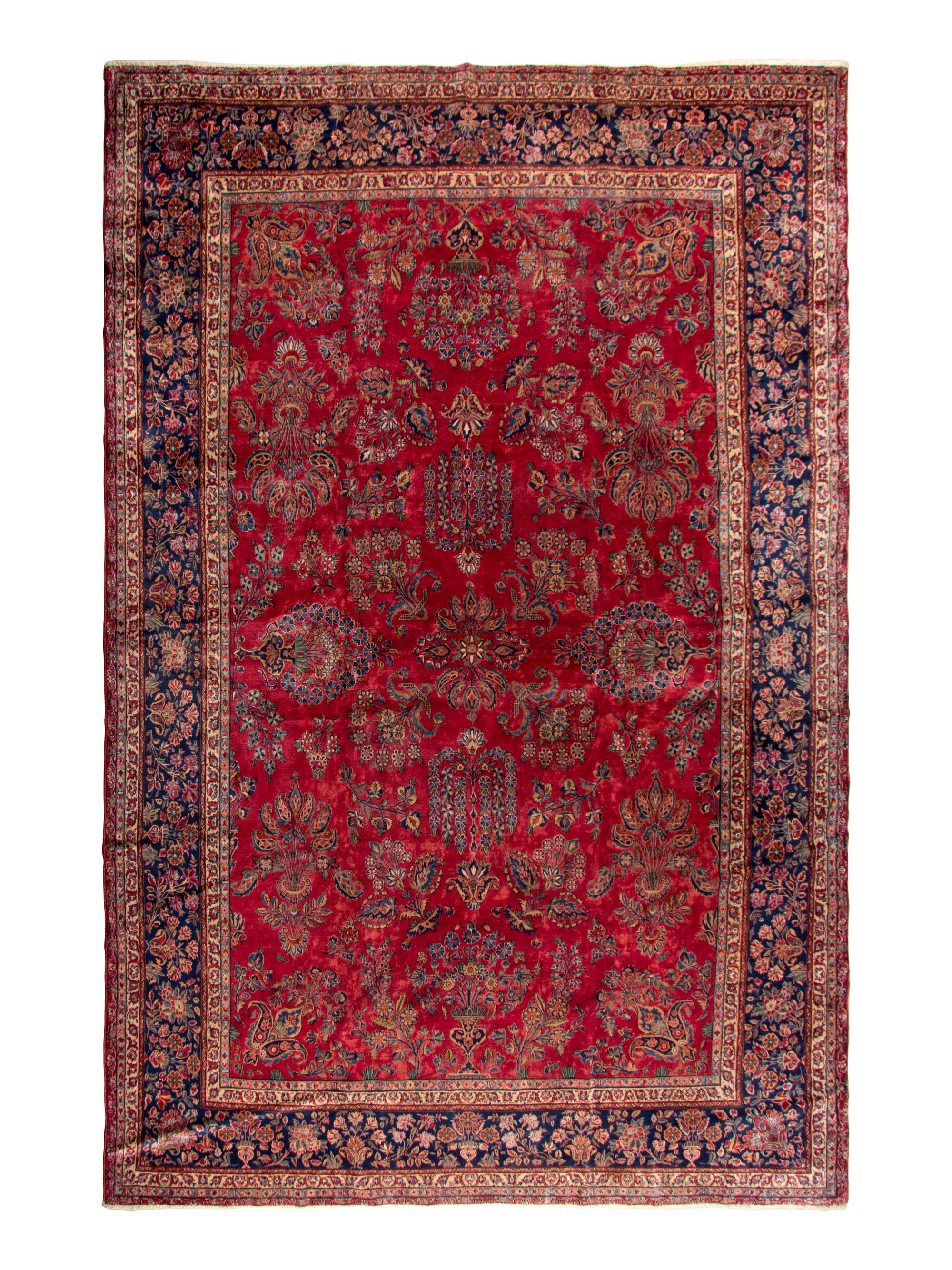A Kashan Wool Rug