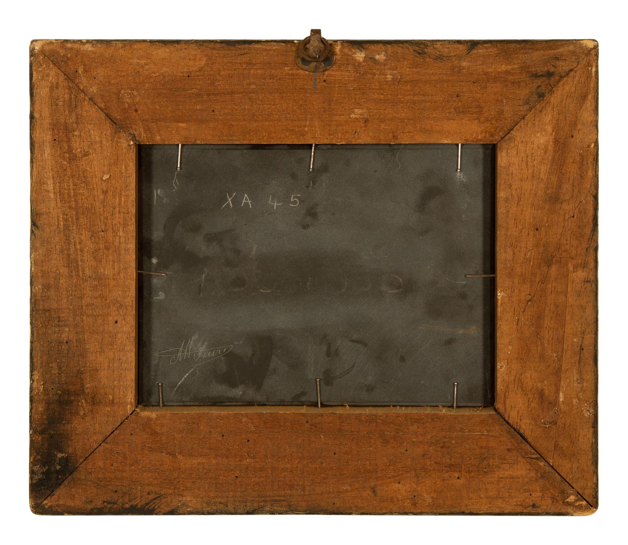 A Framed Italian Pietra Dura Plaque of Architectural View — 19th/20th Century