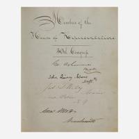 [Presidential] Lincoln, Abraham; James K. Polk; James Buchanan; John Quincy Adams; Andrew Johnson Autograph Album of the Executive and Legislative Branches, Ca. 1847-48