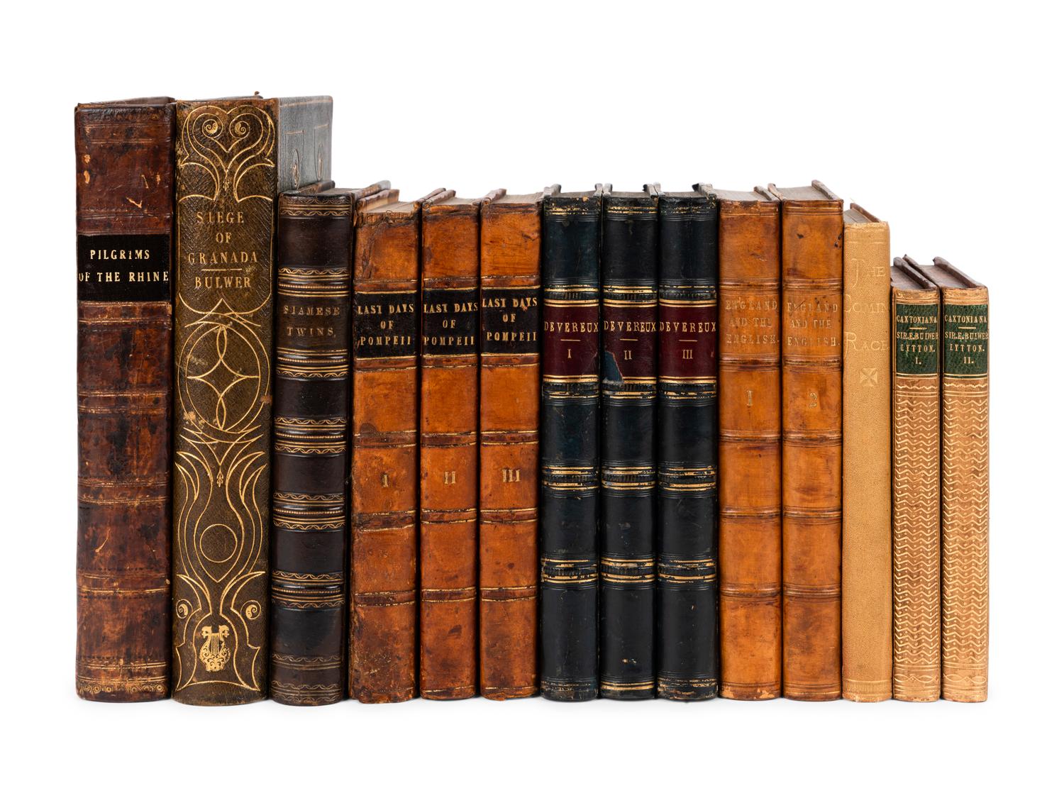 [LITERATURE -- ENGLISH]. A group of 9 works, including: