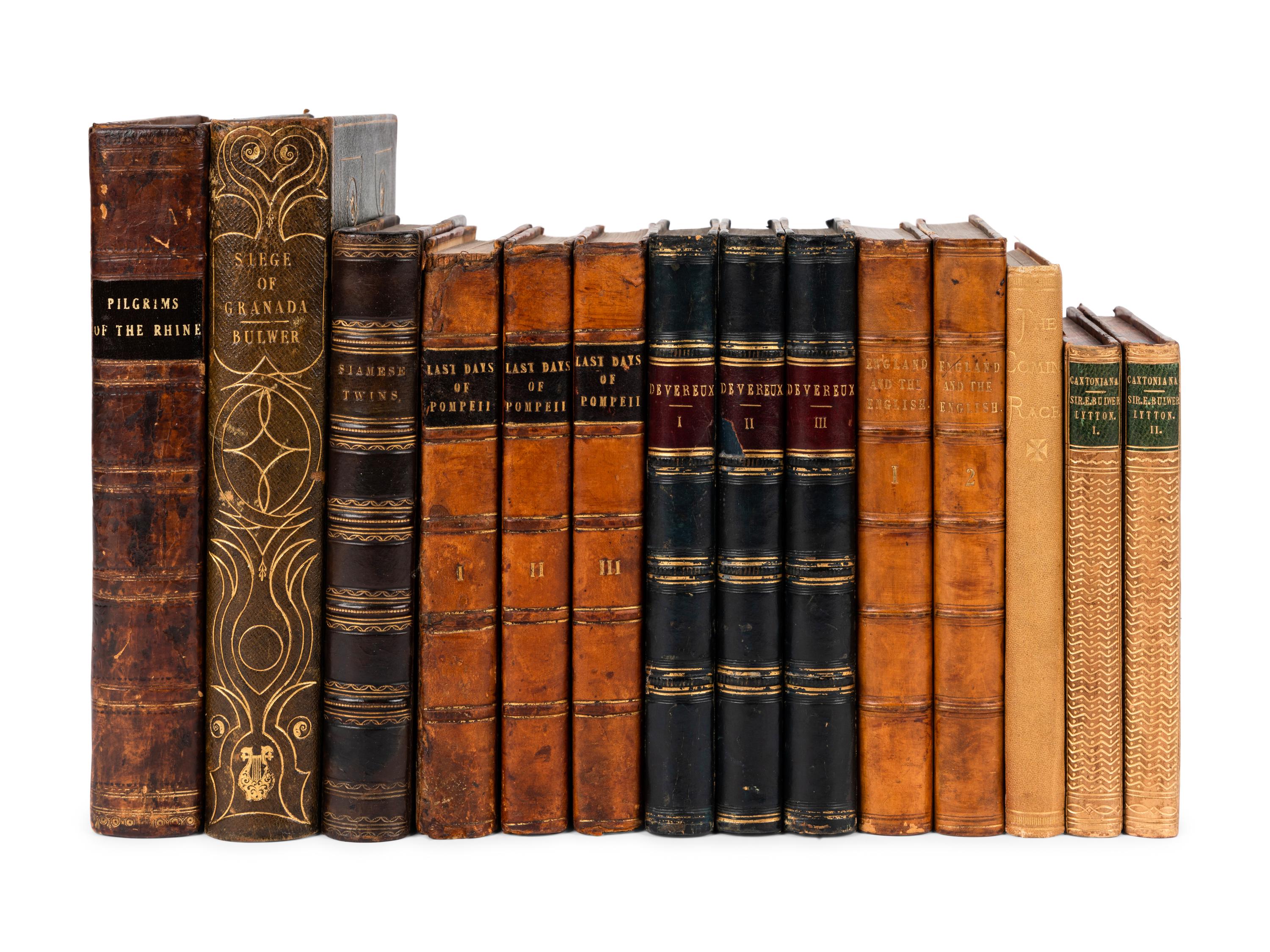 [LITERATURE -- ENGLISH]. A group of 9 works, including:
