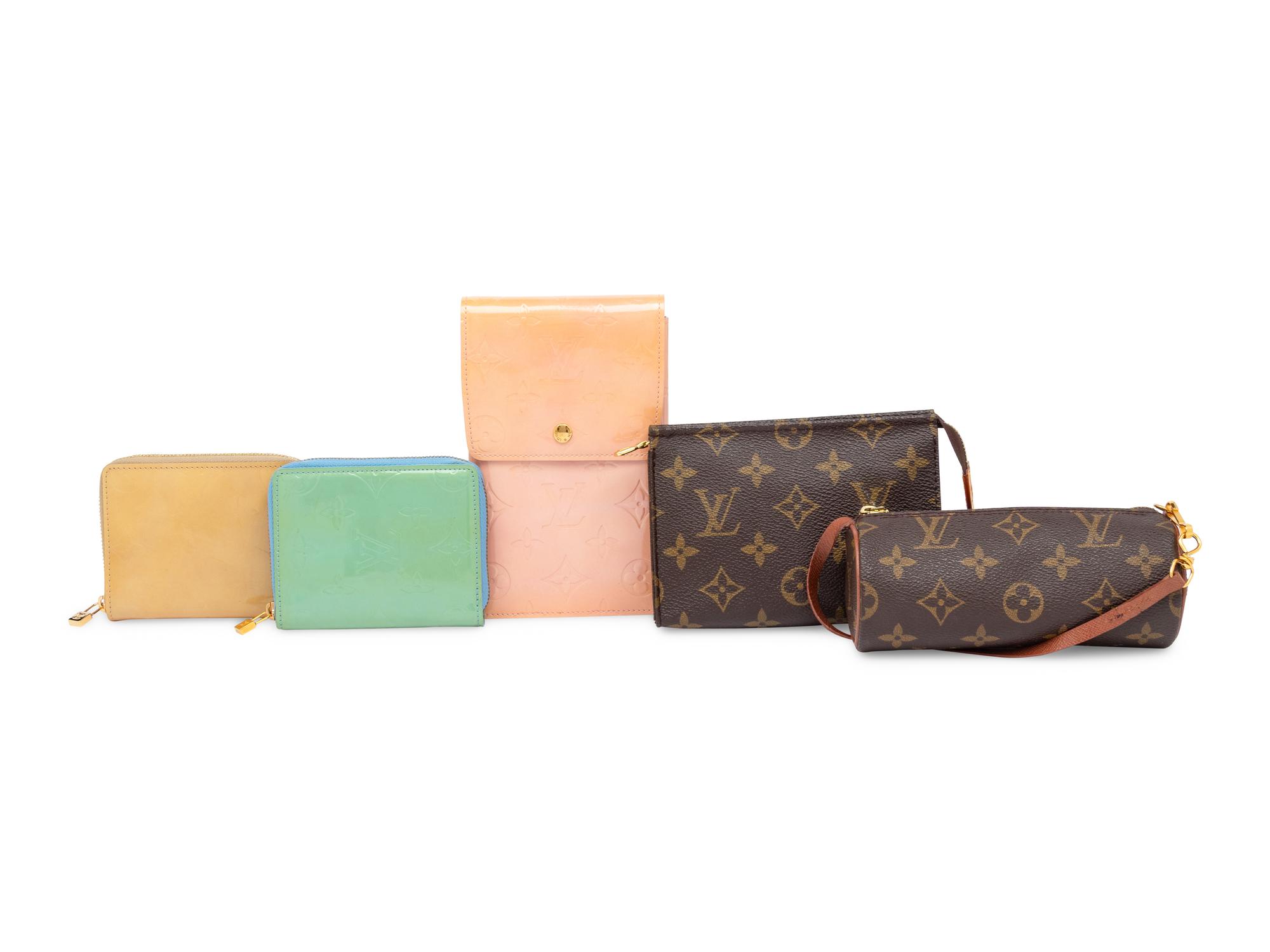 Louis Vuitton, Five Small Leather & Canvas Goods