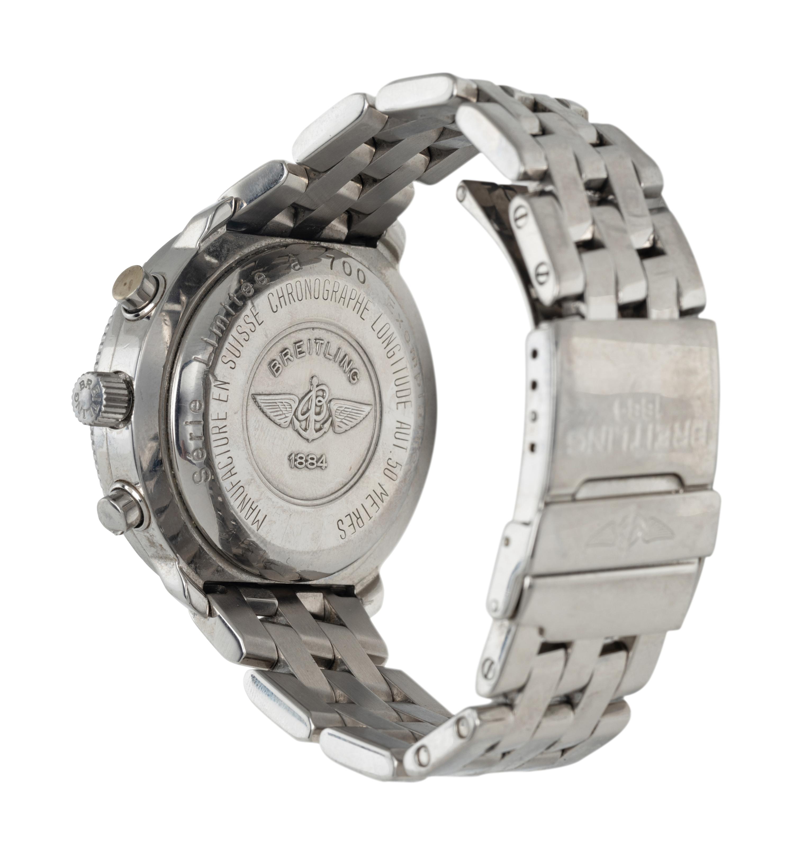 BREITLING, STAINLESS STEEL 'ASTROMAT' WATCH