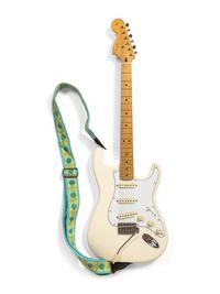 A Fender White Jimmy Hendrix Special Edition Stratocaster Electric Guitar