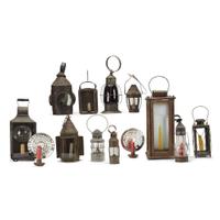 Collection of thirteen lighting devices 18th/19th century