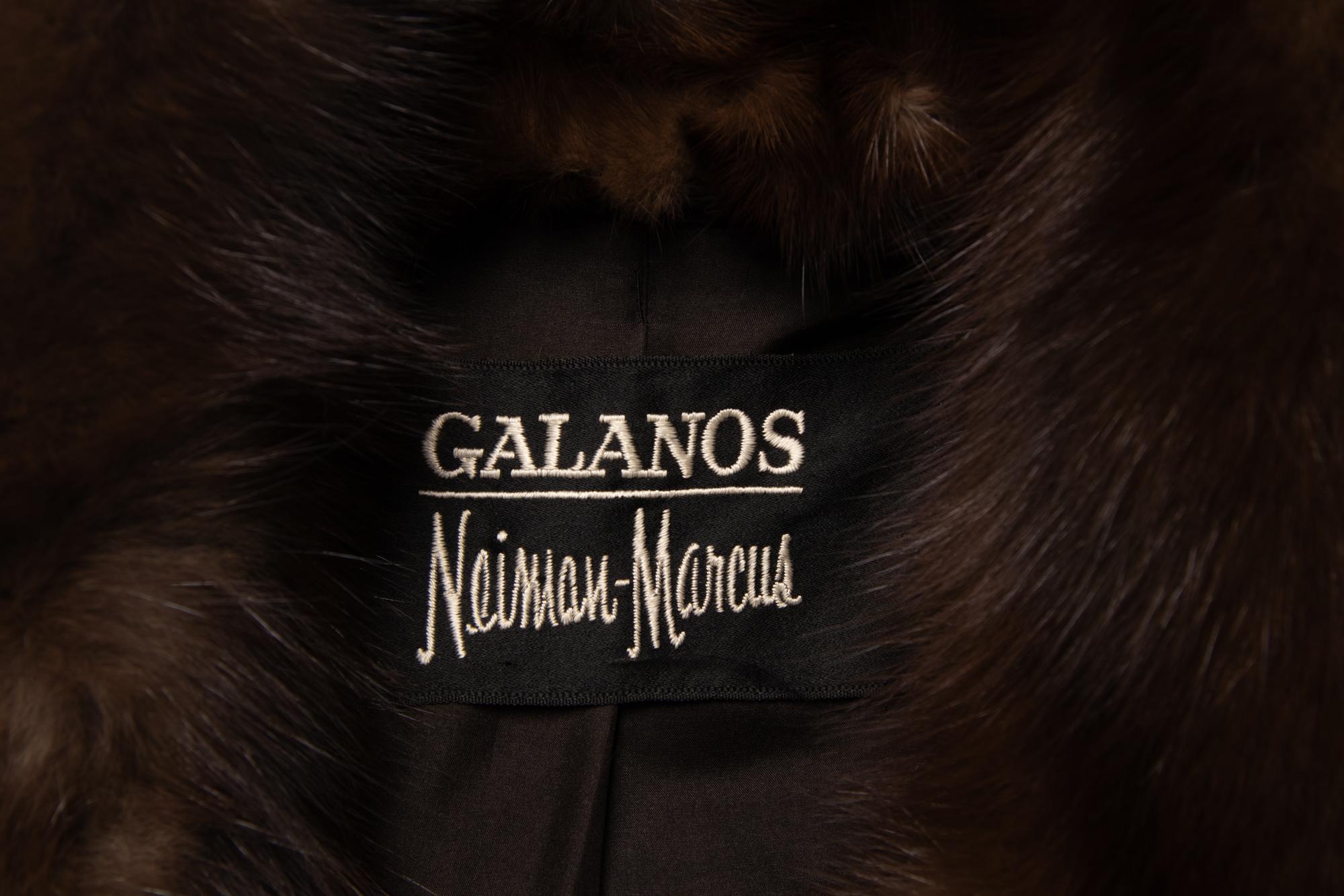 A Galanos Full-Length Sable Coat