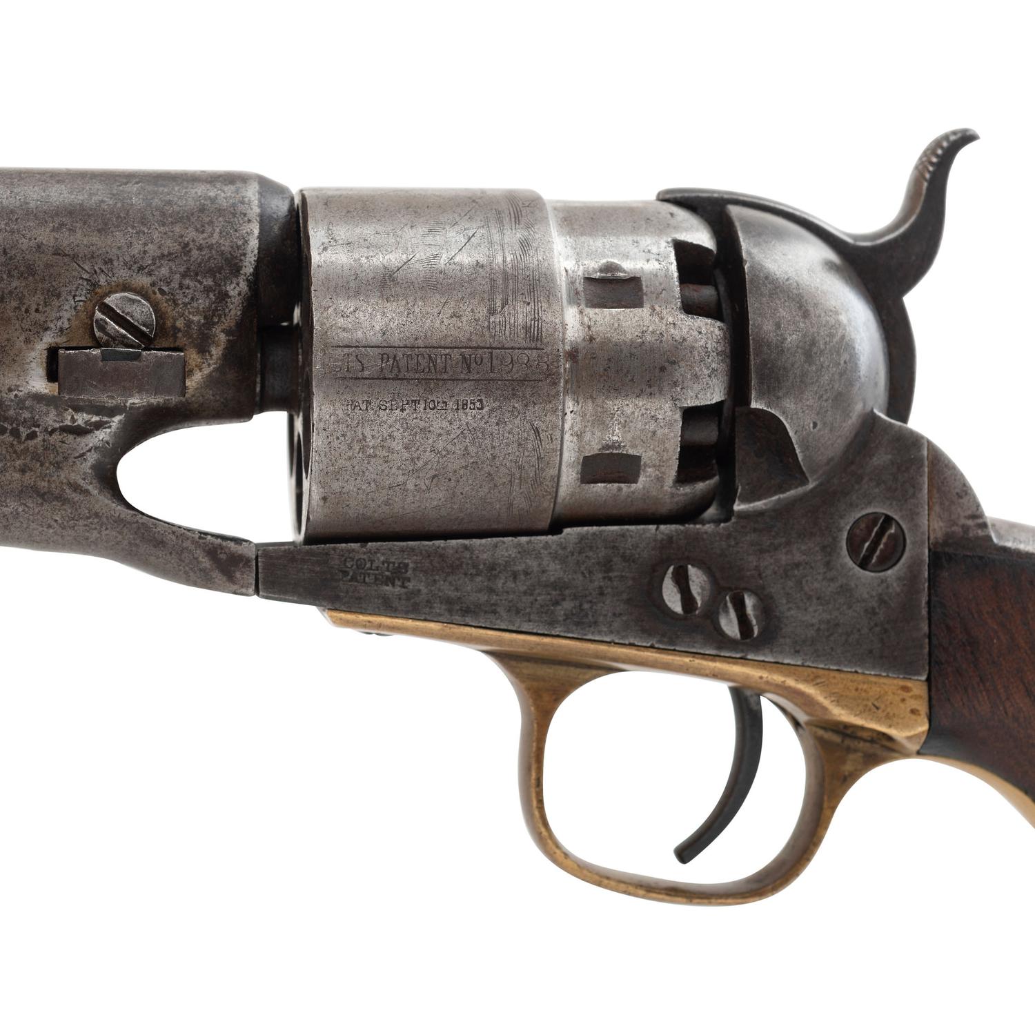 Martial Colt Model 1860 Army Revolver with Factory Letter